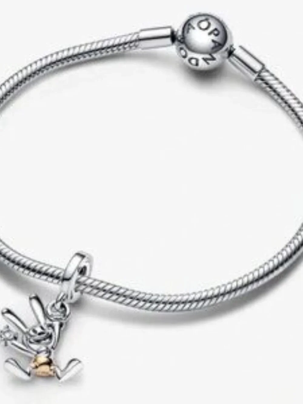 Pandora Disney Anniversary Oswald 0.009 ct tw Lab-created Diamond Dangle Charm